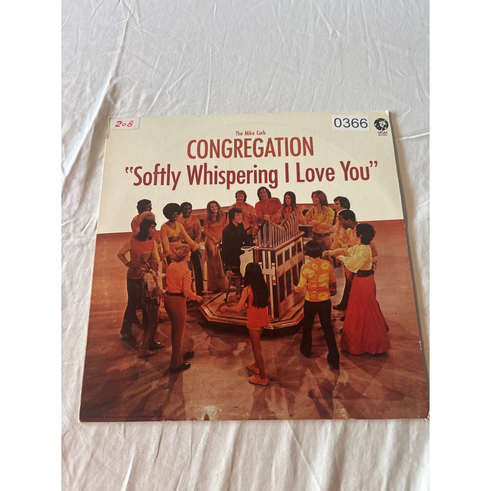 MGM Records Softly Whispering I Love You Vinyl LP‎ 12" Black Good 1972 Pop